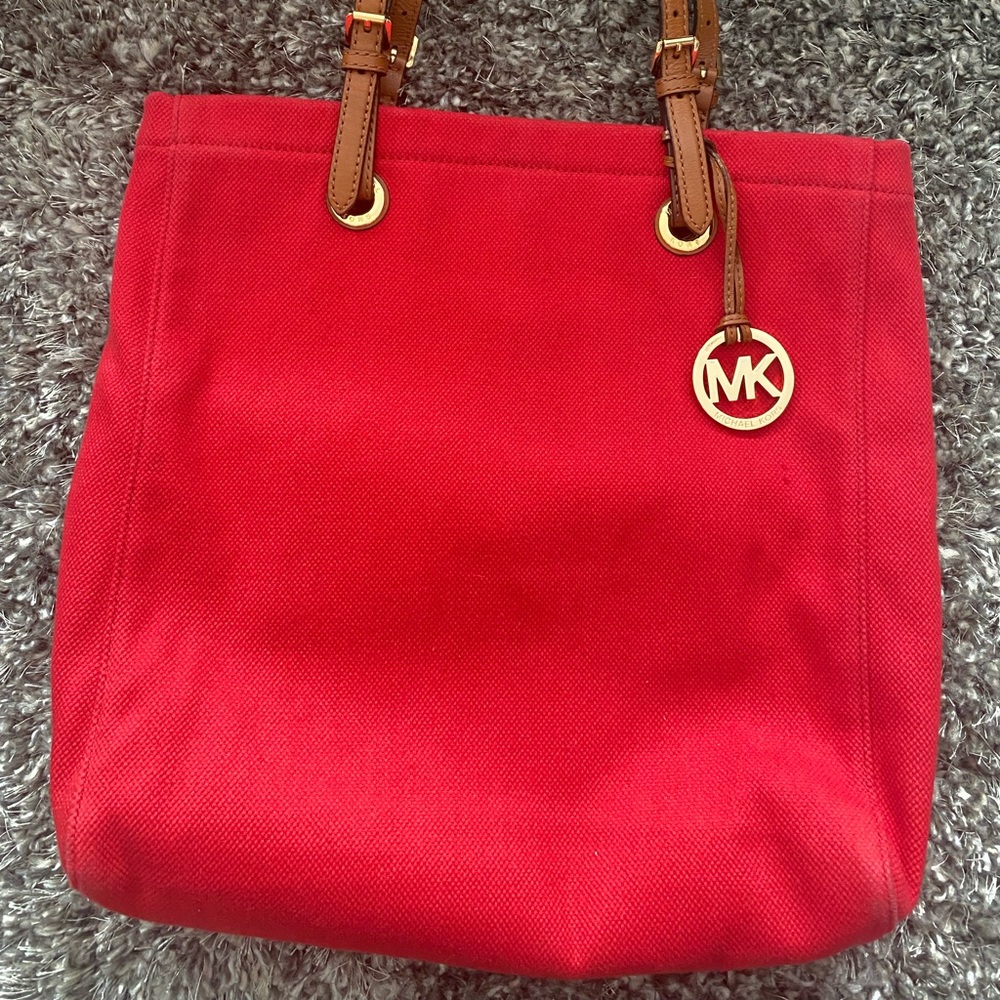 Red Michael Kors Tote bag